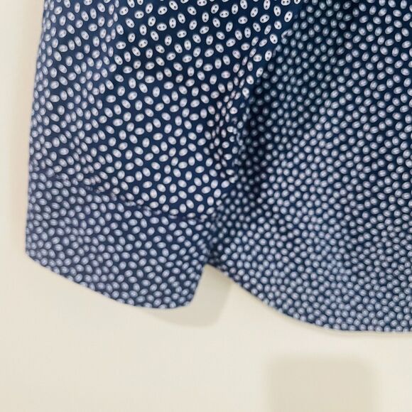 Banana Republic Tech Stretch Men's XL Slim Flex Fit Navy Blue Button Up Shirt - Picture 7 of 16